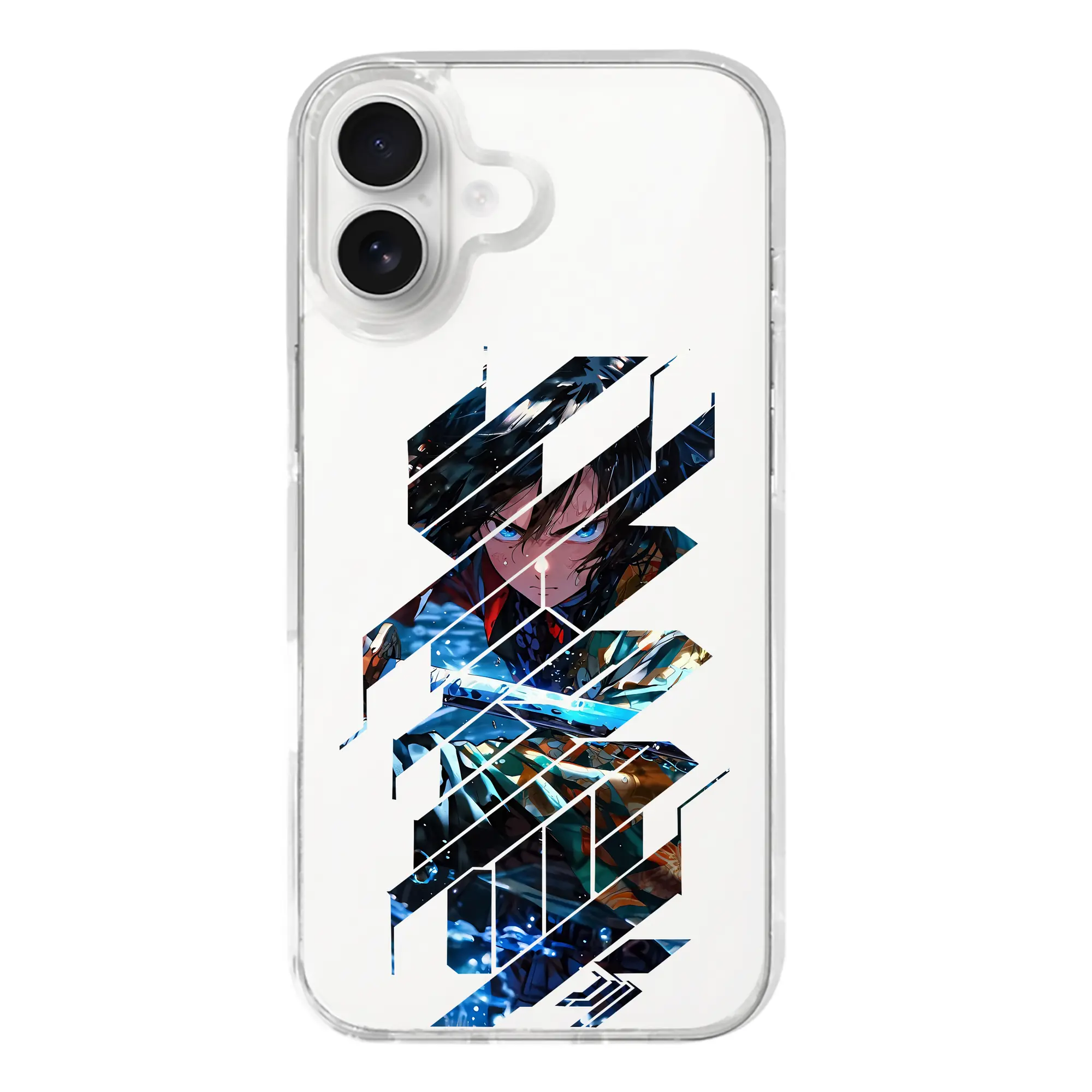 鬼滅の刃 グッズ,冨岡 義勇 - iPhone 17シリーズ 透明スマホケース – 薄型・耐衝撃・精密フィット保護カバー